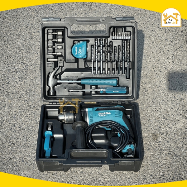 Máy khoan búa Makita M8103KX2B (kèm 26 phụ kiện) - Hàng chính hãng.