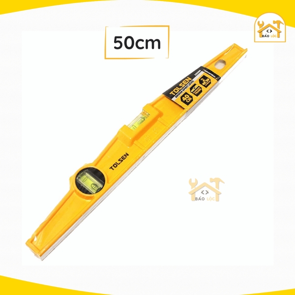 Thước Thủy cân bằng/ Thước Li vô 400mm/500mm/600mm Bridge Spirit Level TOLSEN 35060/35062/35061 - Hàng chính hãng.