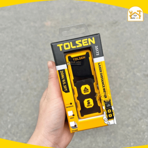 Thước đo khoảng cách 20m Tolsen Laser Distance Meter 35172 - Hàng chính hãng.