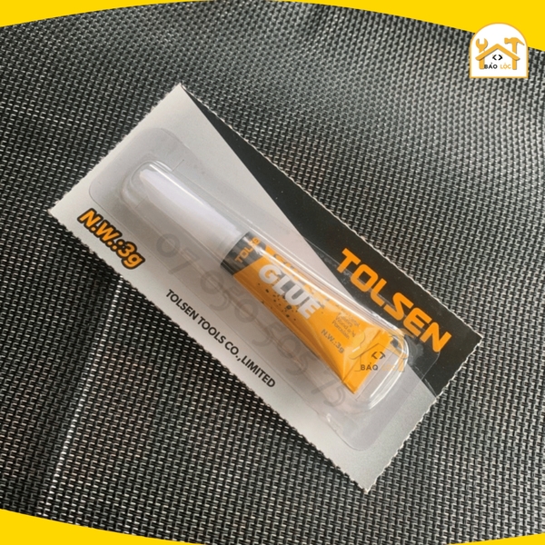 Keo siêu dính Tolsen 50190, dán nhựa, da, kim loại, gốm sứ và gỗ - Hàng chính hãng