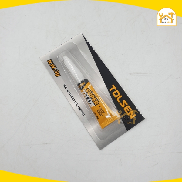 Keo siêu dính Tolsen 50190, dán nhựa, da, kim loại, gốm sứ và gỗ - Hàng chính hãng