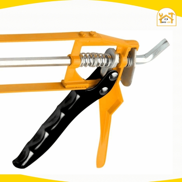 Khung bắn keo silicone 225mm TOLSEN 43041, thân nhôm cò thép - Hàng chính hãng.