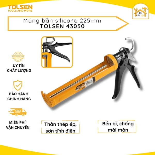 Máng/ khung bắn silicone 225mm Tolsen 43050 - Hàng chính hãng.