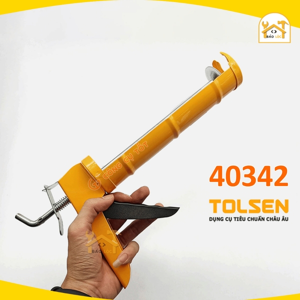 Khung/ máng bắn keo silicone 225mm Tolsen 43022 - Hàng chính hãng.