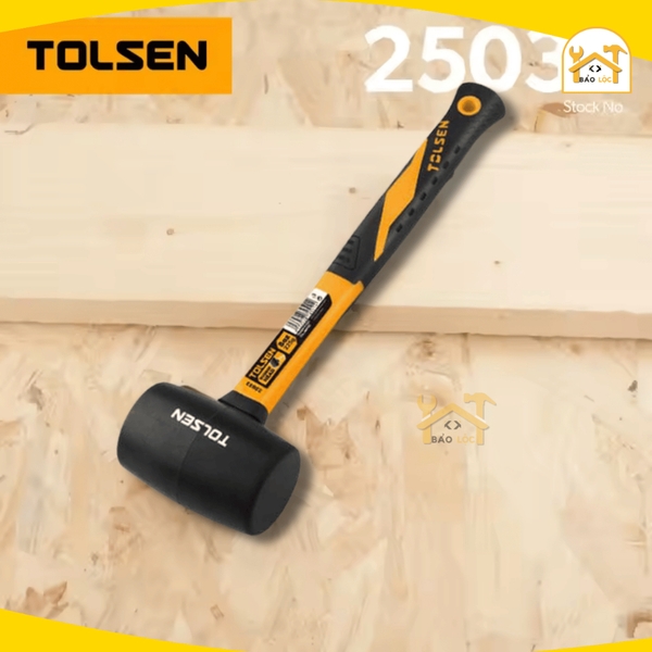Búa Cao Su Đen cán nhựa 80z/160z Rubber Head TOLSEN 25033/250355 - Hàng chính hãng.