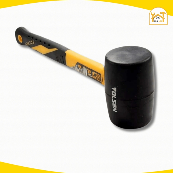 Búa Cao Su Đen cán nhựa 80z/160z Rubber Head TOLSEN 25033/250355 - Hàng chính hãng.