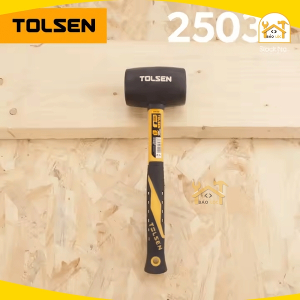 Búa Cao Su Đen cán nhựa 80z/160z Rubber Head TOLSEN 25033/250355 - Hàng chính hãng.