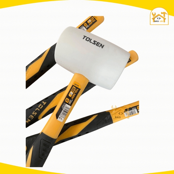 Búa Cao Su Đầu Trắng 80z/160z/240z - 225g/450g/675g Rubber Mallet TOLSEN 25173/25175/25177 - Hàng chính hãng.