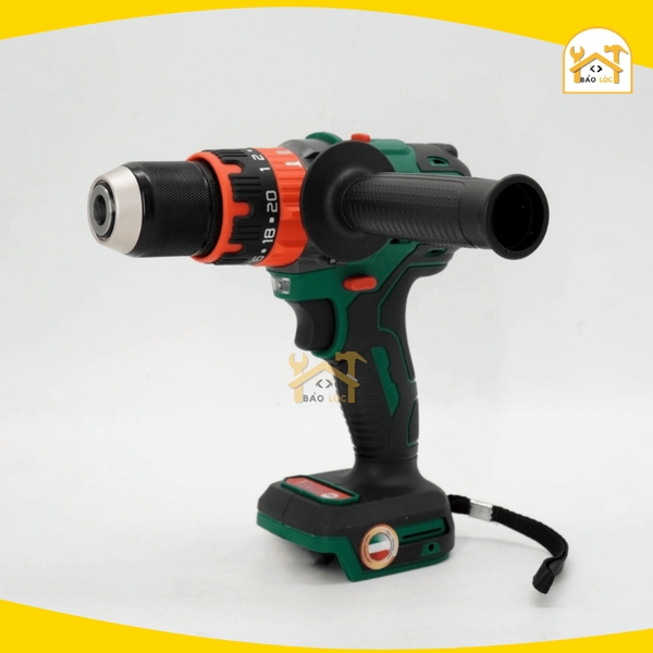 Máy khoan pin GREEK MAN M21-GMK90N , Lực siết 90NM, Chuyên khoan bê tông, khoan tường, sắt, gỗ, bắt vít