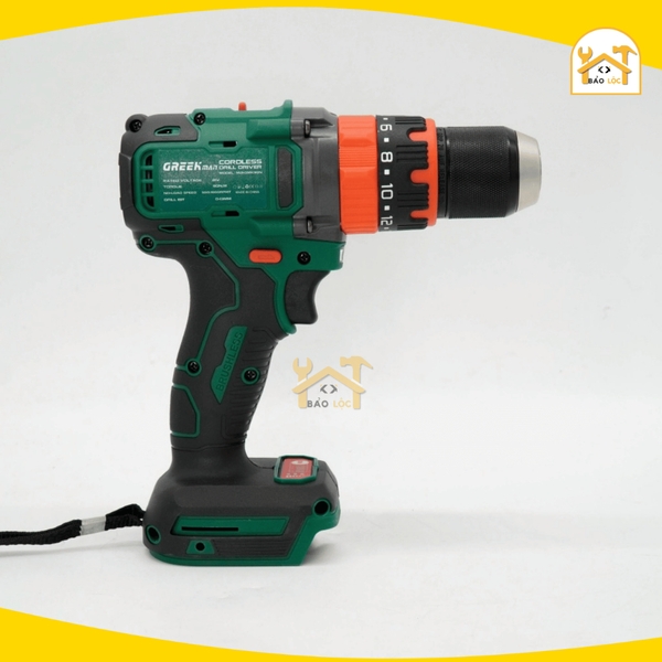 Máy khoan pin GREEK MAN M21-GMK90N , Lực siết 90NM, Chuyên khoan bê tông, khoan tường, sắt, gỗ, bắt vít