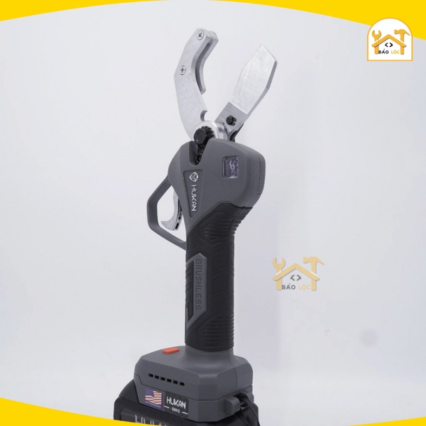Kéo cắt ống nhựa pin HUKAN HM21-G2WPS5440BL 40mm, Động cơ Không chổi than, Công suất 650W - Hàng chính hãng.