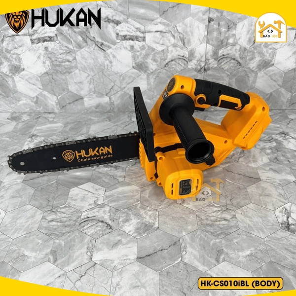 Máy cưa xích dùng pin 21V HUKAN HK-CS010iBL, Lam xích dài 10 inch, Công suất 850W HK Máy xây dựng