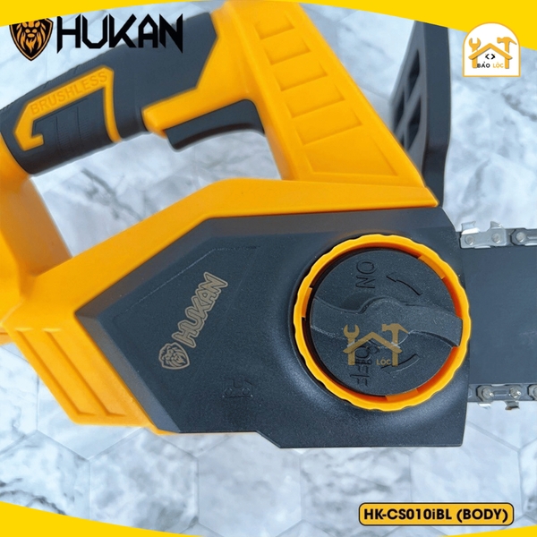 Máy cưa xích dùng pin 21V HUKAN HK-CS010iBL, Lam xích dài 10 inch, Công suất 850W HK Máy xây dựng