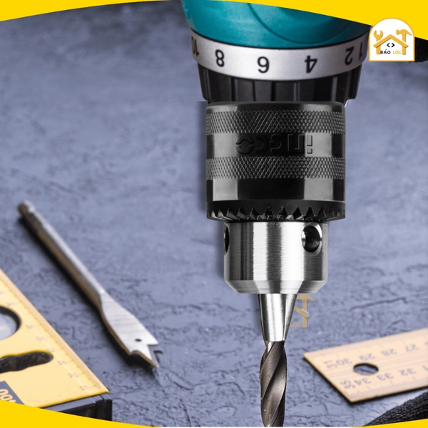 Đầu kẹp mũi khoan 13mm kèm khớp nối chuyển đổi máy khoan gài INGCO KC1301.1 - Hàng chính hãng.