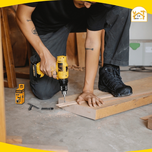 Đầu kẹp mũi khoan 13mm kèm khớp nối chuyển đổi máy khoan gài INGCO KC1301.1 - Hàng chính hãng.