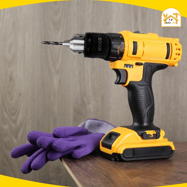 Đầu khoan 16mm không ren/ răng cho máy khoan bàn INGCO KC1602W, kèm theo 1 khoá vặn 80mm - Hàng chính hãng.