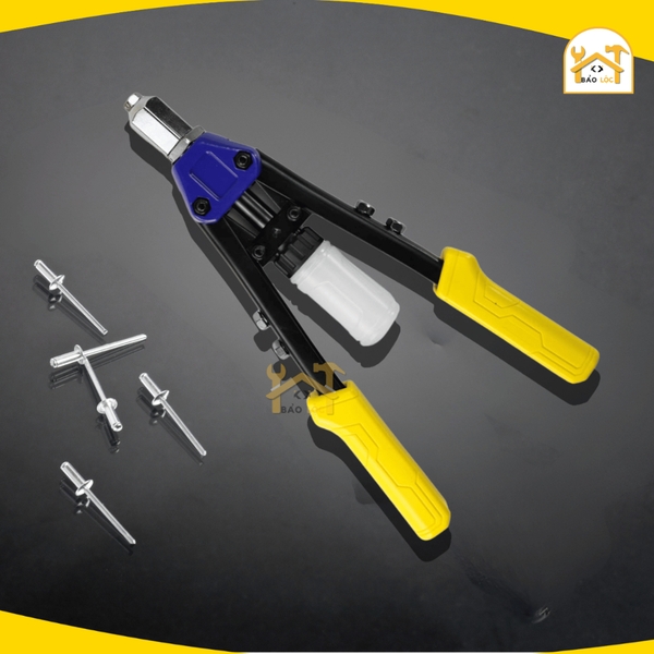 Kìm Rút Đinh Công Nghiệp KingBlue KJ-230 Kìm rút rive chiều dài 34cm thân thép, cán bọc nhựa PVC rút đinh 2.4-6.4mm