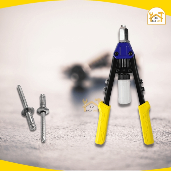 Kìm Rút Đinh Công Nghiệp KingBlue KJ-230 Kìm rút rive chiều dài 34cm thân thép, cán bọc nhựa PVC rút đinh 2.4-6.4mm