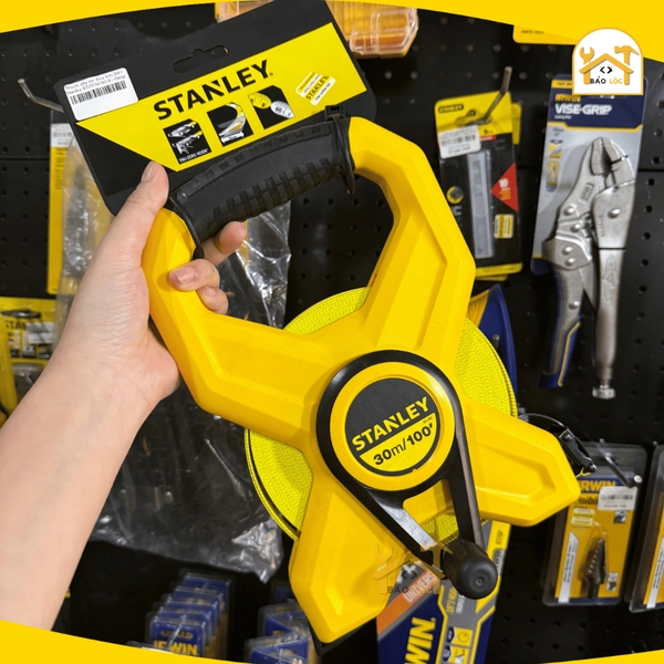Thước dây sợi thủy tinh 30m Stanley STHT34791-8 - Hàng chính hãng.