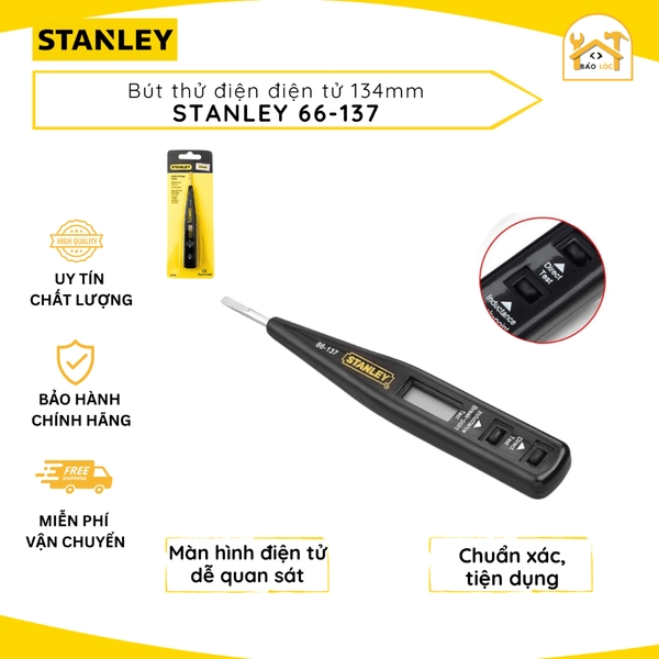 Bút thử điện điện tử STANLEY 66-137 - Hàng chính hãng.