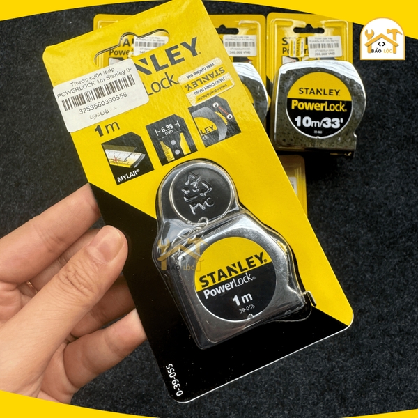 Thước cuộn thép Powerlock STANLEY 1m/3m/5m/8m/10m - Hàng chính hãng
