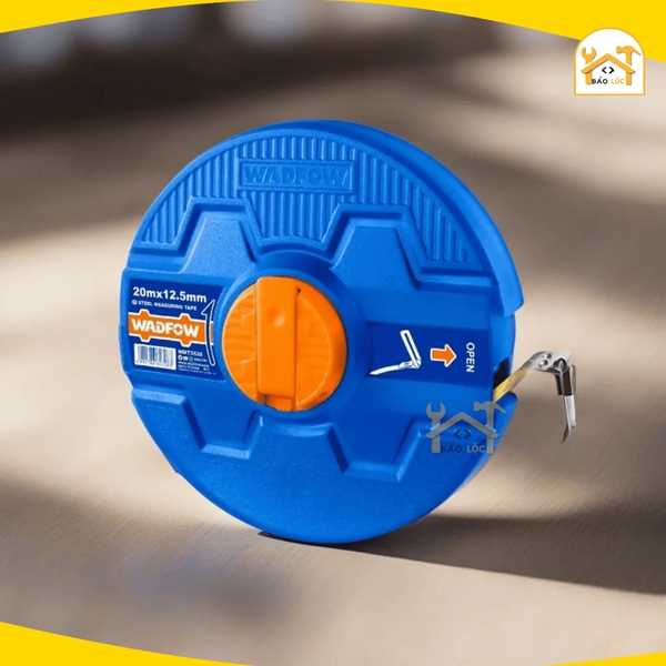 Thước cuộn thép 20mx12.5mm hệ inch và mét  Wadfow WMT3520