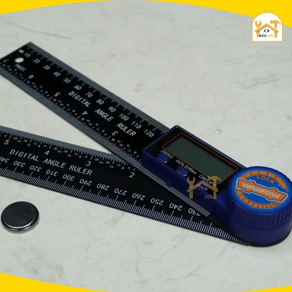 Thước vuông gập kỹ thuật số, thước đo góc điện tử 3V Wadfow WSR1401 - Hàng chính hãng.