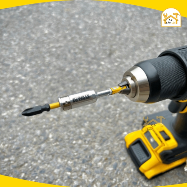 Mũi vít PH2 65mm có khóa nam châm 13mm DEWALT DWA13MS - Hàng chính hãng.