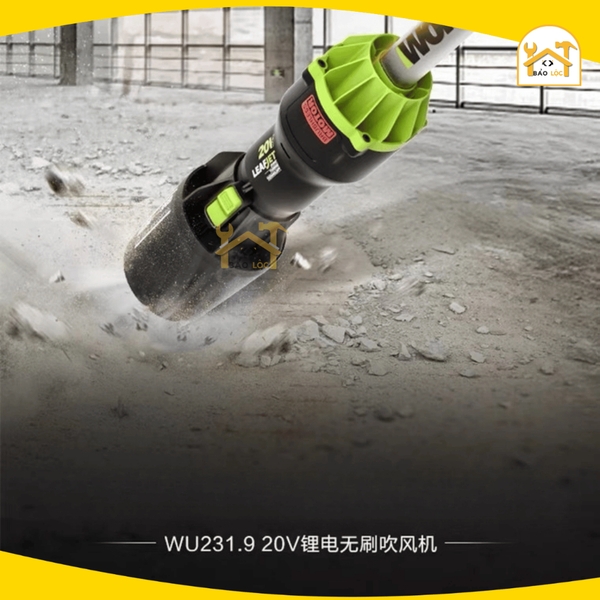 Máy Thổi Bụi, Thổi Lá Dùng Pin 20V Worx WU231.9 ( Thân Máy ) - Hàng chính hãng.