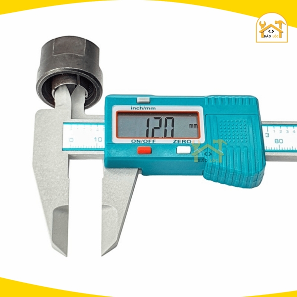 Thước kẹp điện tử TOTAL TMT331501 thân nhựa, phạm vi đo 0-150mm, pin 3A, thân nhựa Polyamide 66