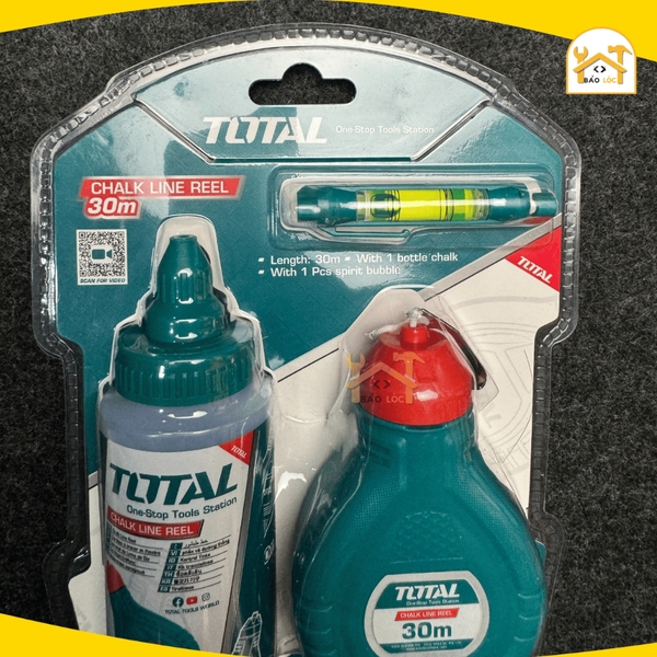 Bộ phấn vẽ đường thẳng THT661301 Thước búng mực, bật mực dễ dàng tẩy xóa, tốc độ tua nhanh