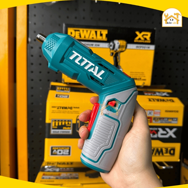 Máy Siết Vít Dùng Pin 4V TOTAL TSDLI0442 / Mô- men xoắn cực đại 4Nm / Mô- men xoắn cực đại 4Nm