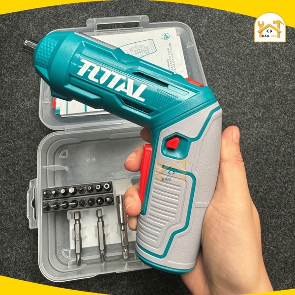 Máy Siết Vít Dùng Pin 4V TOTAL TSDLI0442 / Mô- men xoắn cực đại 4Nm / Mô- men xoắn cực đại 4Nm