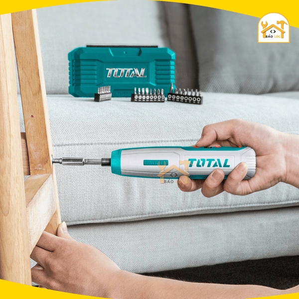 Máy siết vít dùng pin 4V chuôi lục giác 1/4 TOTAL TSDLI0406 hàng chính hãng