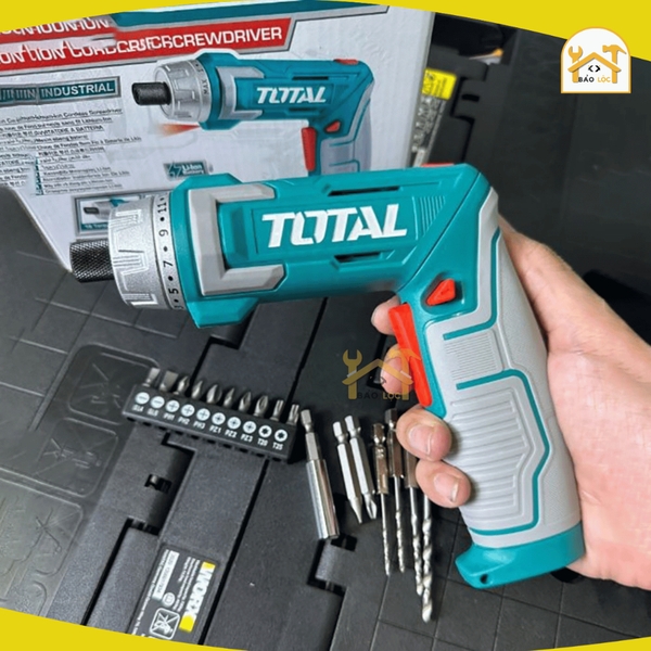 Máy Siết Vít Total TSDLI0802 8V Mô-men Xoắn 6Nm Đầu Lục Giác 1/4