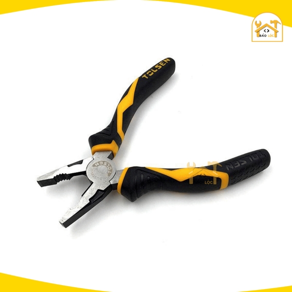 Kìm răng, kềm điện công nghiệp mũi bằng 6inch,7inch,8inch/160mm,180mm,200mm Tolsen 10015, 10016, 10017 - Hàng chính hãng