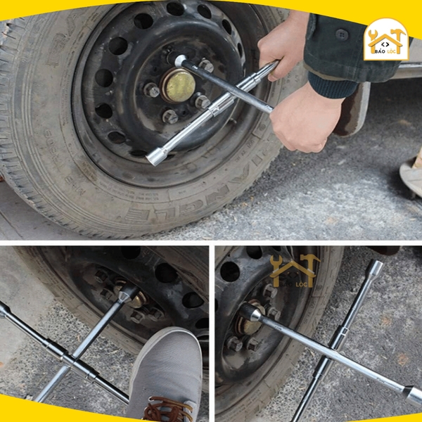 Tay vặn chữ thập đầu lục giác 14