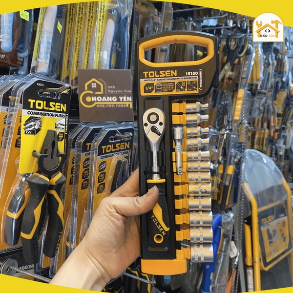 Bộ đầu tuýp tự động 1/4