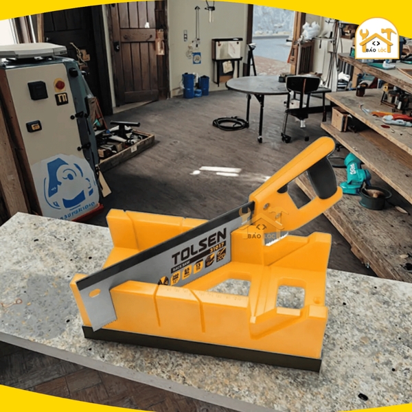 Bộ cưa bảng, khung cưa gỗ cầm tay TOLSEN 31017 dài lưỡi 300mm 13 răng cưa, 1 inch cắt vật liệu gỗ