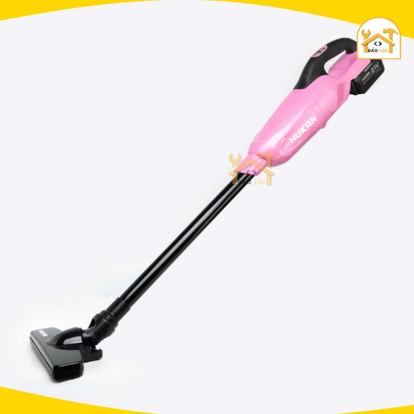 Máy hút bụi pin màu Hồng HUKAN HM21-G1-HVC5050, Hộp chứa 800ml - Lực hút khỏe, hút cả bụi mịn - Hàng chính hãng.