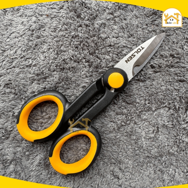 Kéo cắt dây điện mini 5.5 inch TOLSEN 30043 - Kéo thợ điện đa năng nhỏ gọn
