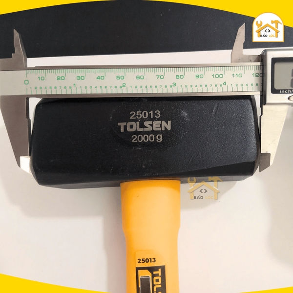 Búa tạ cán nhựa 1 kg, 1,5kg, 2kg Tolsen chất liệu thép carbon đầu búa được rèn thả tay cầm sợi thủy tinh 25010 25012 25