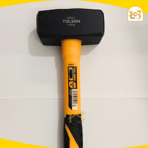 Búa tạ cán nhựa 1 kg, 1,5kg, 2kg Tolsen chất liệu thép carbon đầu búa được rèn thả tay cầm sợi thủy tinh 25010 25012 25