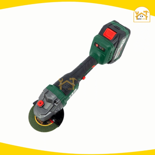 Máy Mài Pin GREEKMAN GR107BL, Động Cơ Đồng, Không Chổi Than, 3 Cấp Tốc, Chống Khởi Động Lại, Tặng 2 đá cắt.