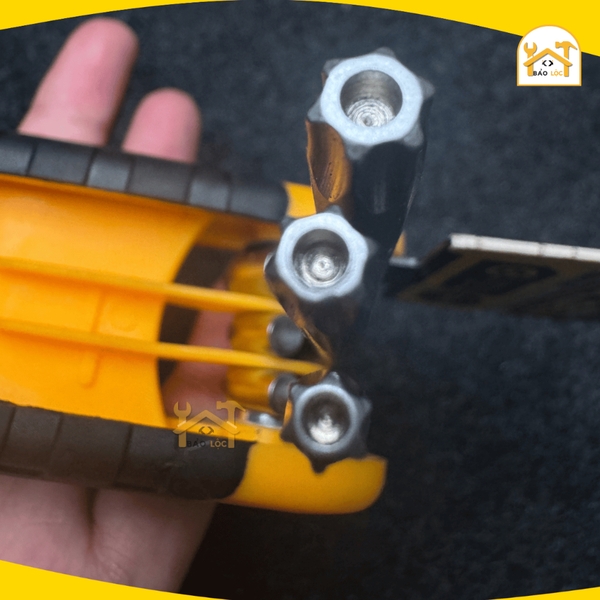 Bộ lục giác xếp gọn 8 cây đầu hoa thị , đầu sao, đầu bông thép Cr-V  Tolsen 20069 - Hàng chính hãng.
