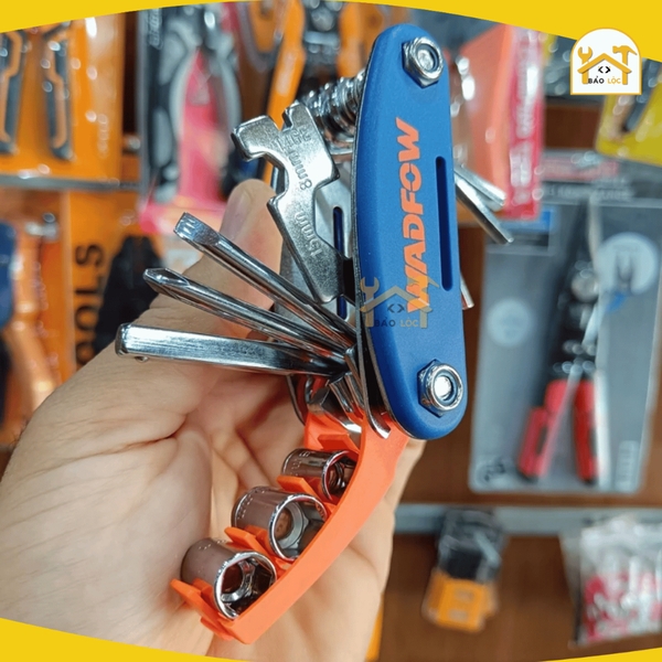 Bộ chìa mở đa năng 16 trong 1 WADFOW WHK4516 chất liệu thép crv và thép carbon xử lý nhiệt mạ chrome bền chắc - Hàng chí