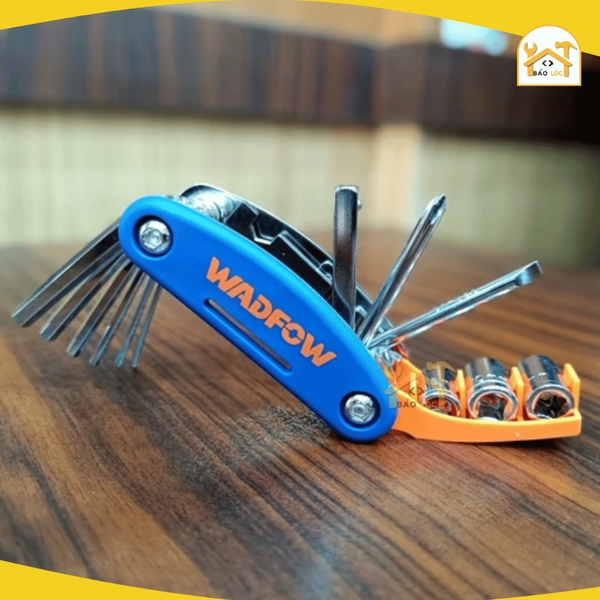 Bộ chìa mở đa năng 16 trong 1 WADFOW WHK4516 chất liệu thép crv và thép carbon xử lý nhiệt mạ chrome bền chắc - Hàng chí
