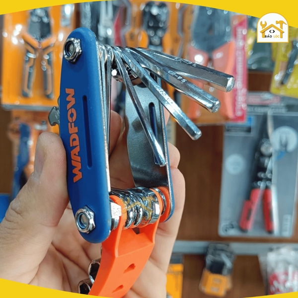 Bộ chìa mở đa năng 16 trong 1 WADFOW WHK4516 chất liệu thép crv và thép carbon xử lý nhiệt mạ chrome bền chắc - Hàng chí