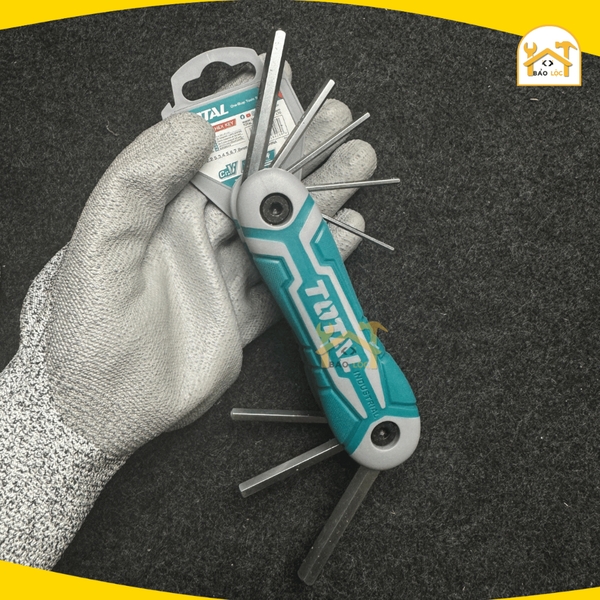 Bộ khóa lục giác, lục giác bông dạng xếp đầu bằng TOTAL - Hàng chính hãng.