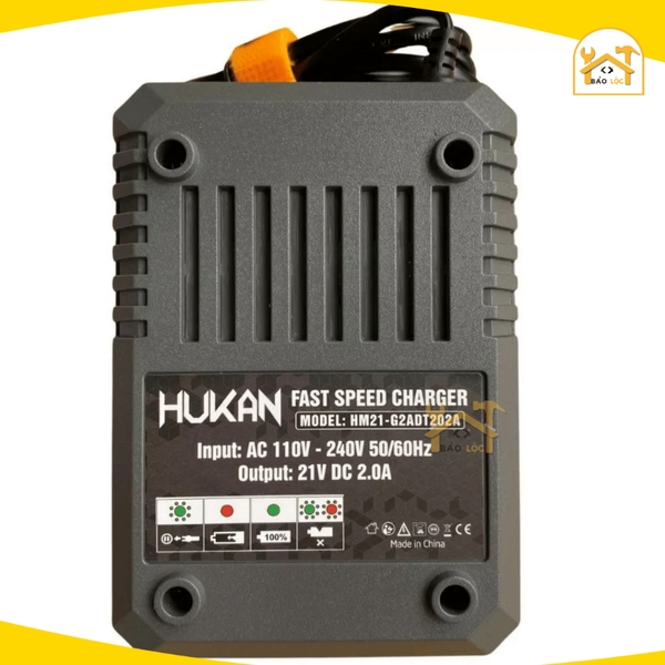 Đế sạc pin, Sạc pin HUKAN HM21-G2ADT202A dòng sạc nhanh 2.0A chân pin phổ thông - Hàng chính hãng.